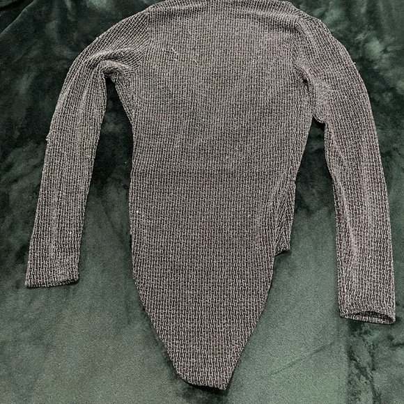 Black Sparkly Bodysuit - Picture 3 of 3